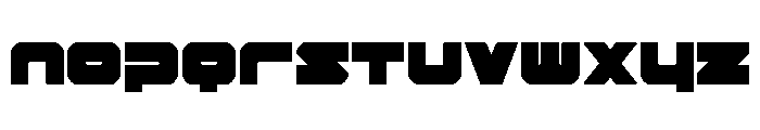 Delmoto Condensed Font LOWERCASE