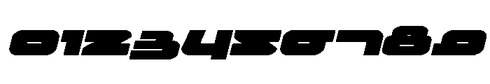 Delmoto Expanded Italic Font OTHER CHARS