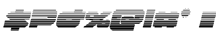 Delmoto Gradient Italic Font OTHER CHARS