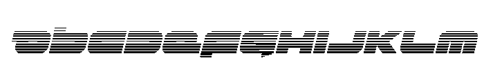 Delmoto Gradient Italic FONT