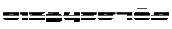 Delmoto Gradient Font OTHER CHARS