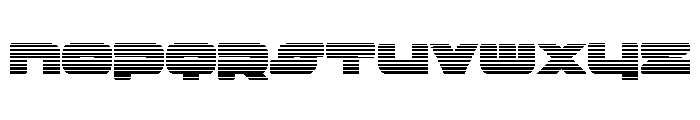 Delmoto Gradient Font UPPERCASE