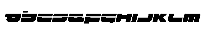 Delmoto Halftone Italic FONT