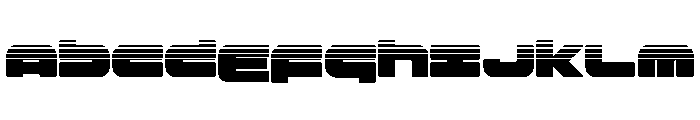 Delmoto Halftone Font UPPERCASE