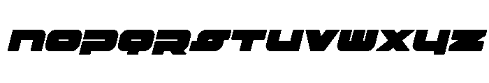 Delmoto Italic Font UPPERCASE