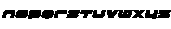 Delmoto Italic Font LOWERCASE