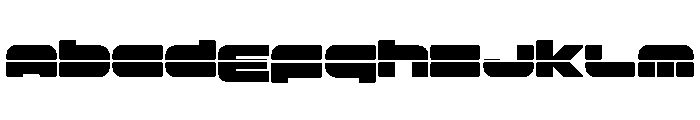 Delmoto Laser Font UPPERCASE