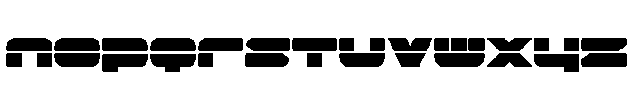 Delmoto Laser Font LOWERCASE