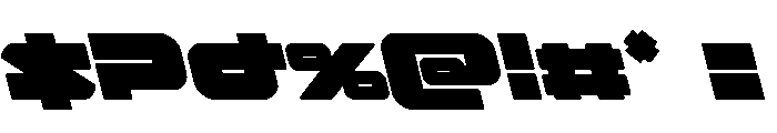 Delmoto Leftalic Font OTHER CHARS