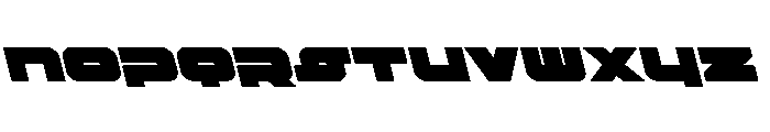 Delmoto Leftalic Font UPPERCASE
