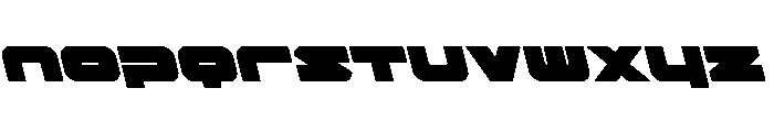 Delmoto Leftalic Font LOWERCASE
