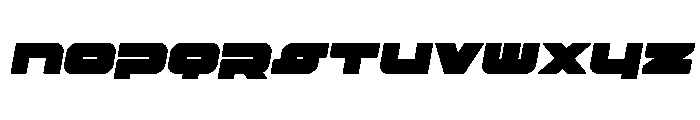 Delmoto Semi-Italic Font UPPERCASE