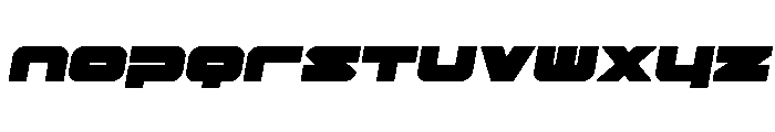 Delmoto Semi-Italic Font LOWERCASE
