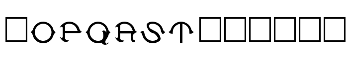 Delphi Font LOWERCASE