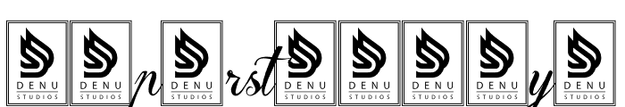 Delsya Script Font LOWERCASE