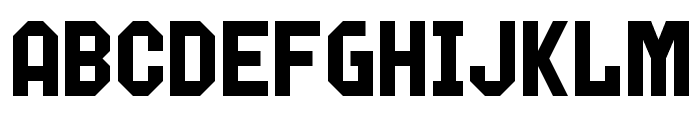 Delta Block Font UPPERCASE
