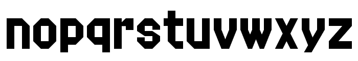 Delta Block Font LOWERCASE