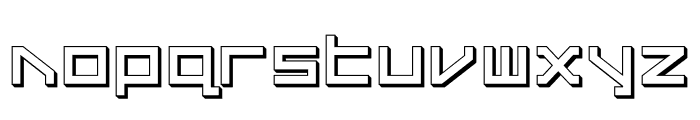 Delta Ray 3D Font LOWERCASE