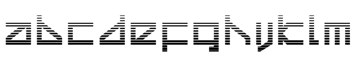 Delta Ray Gradient Font LOWERCASE