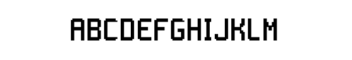 Deltoid-sans Regular Font UPPERCASE