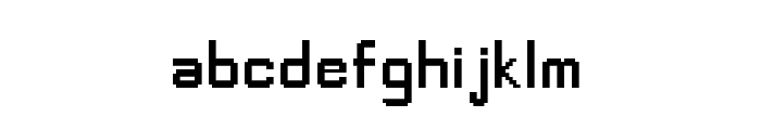 Deltoid-sans Regular Font LOWERCASE