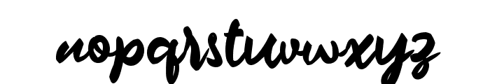 Delusi Script Font LOWERCASE