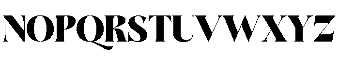 Deluxe Resto Font UPPERCASE