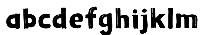 Demagogue DEMO Regular Font LOWERCASE