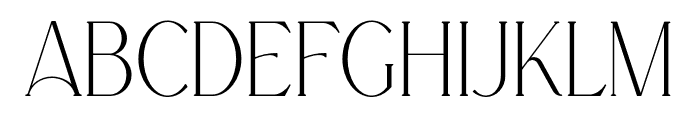 Demeris Demo Regular Font UPPERCASE