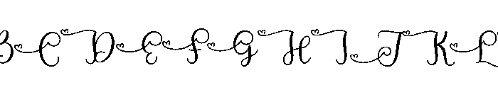 Demobeautifly-Script Font UPPERCASE