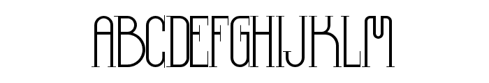 DemocrazySerif-Light Font UPPERCASE