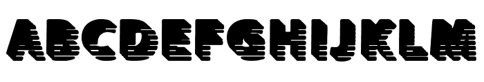Demolition Cop Font UPPERCASE