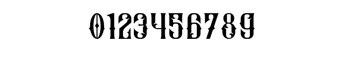Demon Blade Font OTHER CHARS