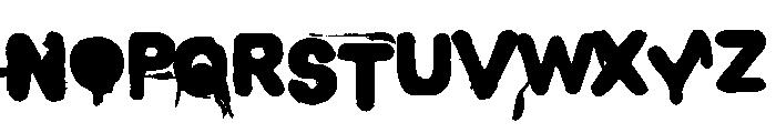 Demon Panic Font UPPERCASE