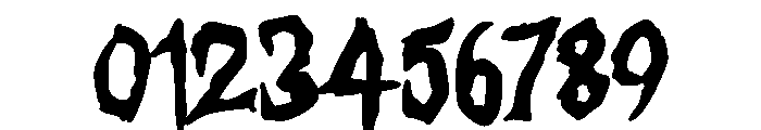 Demon Slave Font OTHER CHARS