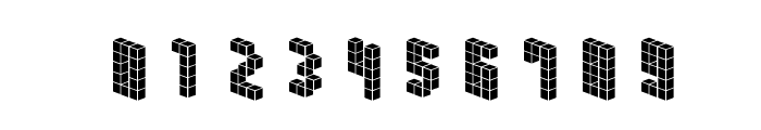 DemonCubicBlockFont Tile Font OTHER CHARS