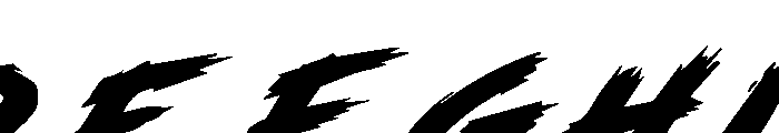Demonic Scrawl Italic Demo Italic Font UPPERCASE