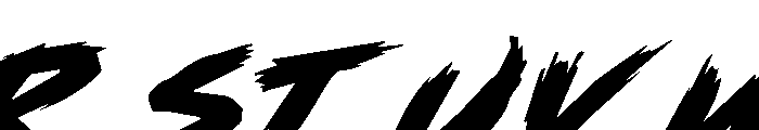 Demonic Scrawl Italic Demo Italic Font UPPERCASE
