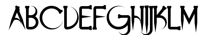 Demons and Darlings Font UPPERCASE