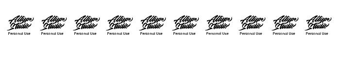 Denala - Personal Use Font OTHER CHARS