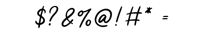 Denala - Personal Use Font OTHER CHARS