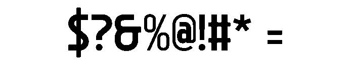 Deniro Guide Font OTHER CHARS