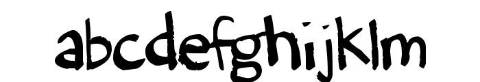 Denne's Old Handwriting Font LOWERCASE