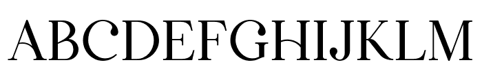 Dentra Regular Font UPPERCASE