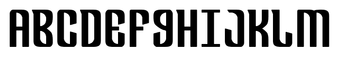 Department H Bold Font UPPERCASE