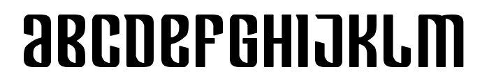 Department H Bold Font LOWERCASE