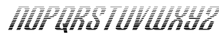Department H Gradient Italic Font LOWERCASE
