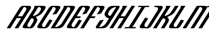Department H Super-Italic Font UPPERCASE