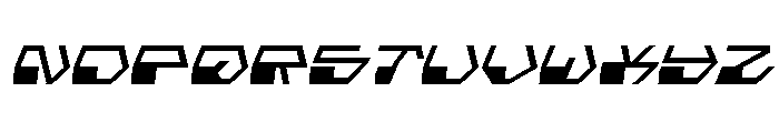 Deranian Italic Font UPPERCASE