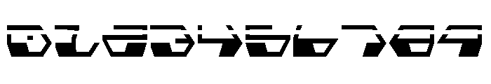 Deranian Laser Font OTHER CHARS